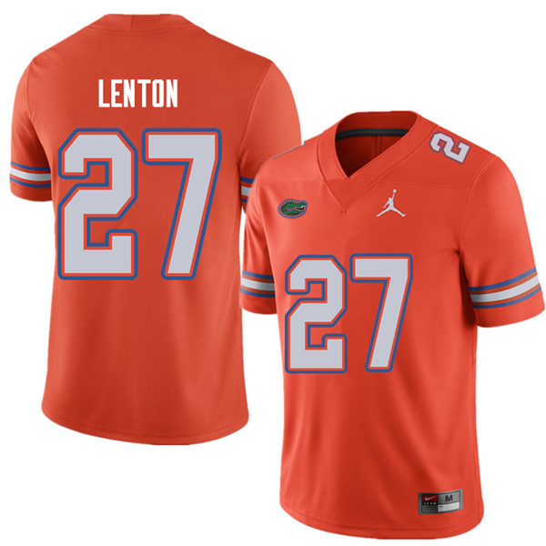 Jordan Brand Men #27 Quincy Lenton Florida Gators College Football Jerseys Sale-Orange
